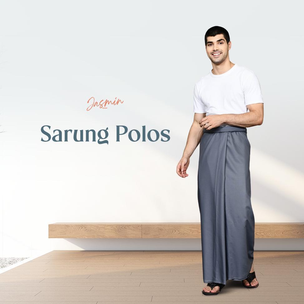 NEW JasminShop12 - Sarung Pria - Sarung Katun Polos | Sarung Polos Pria
