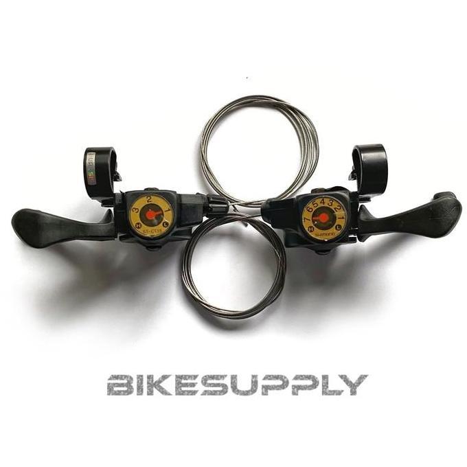 Promo Shifter Operan Sepeda Shimano Altus 3 x 7 Speed SC - CT15 Via Japan Vintage NOS Jadul Diskon