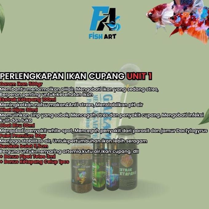 Altx- Paket Lengkap Perawatan Dan Pengobatan Ikan Cupang | Paket Perawatan Ikan Cupang