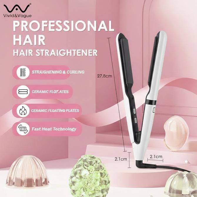 Vivid&Vogue Onlife 2in1 Hair Styler Hiron Catokan Ceramic Tourmaline Pelurus & Pengeriting