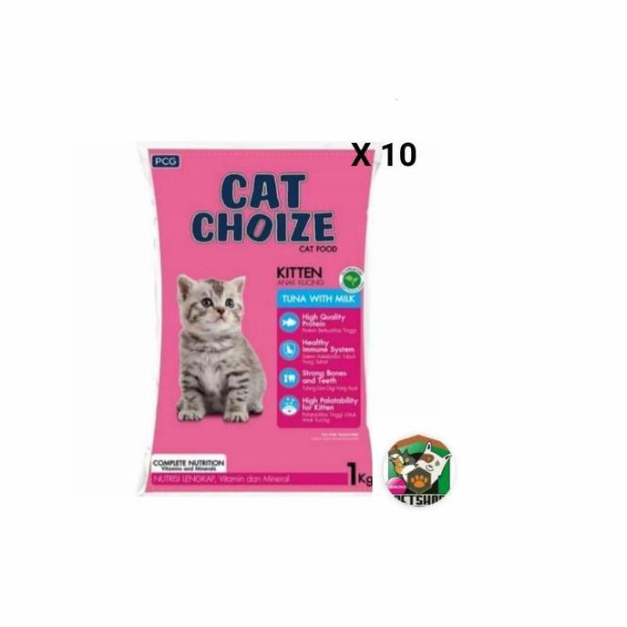 TERLARIS - Cat Choize Kitten / Cat Choize kitten Makanan kucing 10kg Repack Choiz