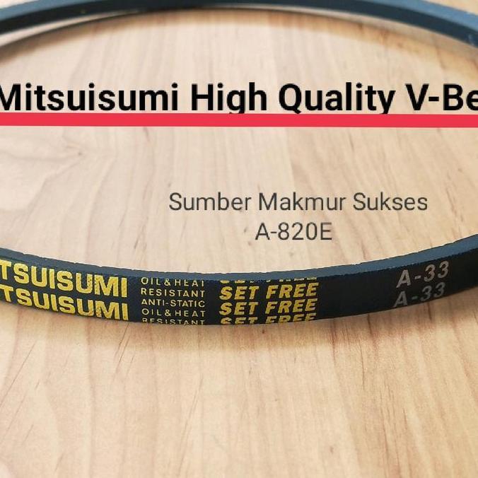 Youii- V Belt Vanbelt Mesin Cuci A820E A 820 E A-820E A33 Mitsuisumi A Class