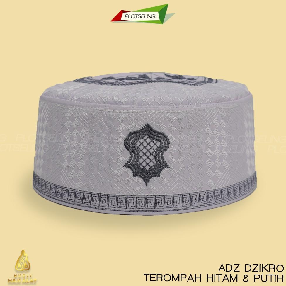 pengiriman cepat Peci Kopiah Assaghofah Terompah Nabi ADZ DZIKRO Ukuran Anak Laki Pria Dewasa Kopeah