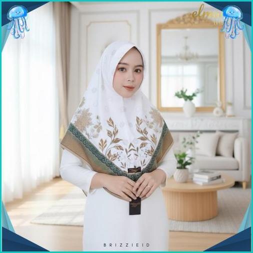 Hijab Instan Bergo Motif Bunga  Printing Jersey Zoya