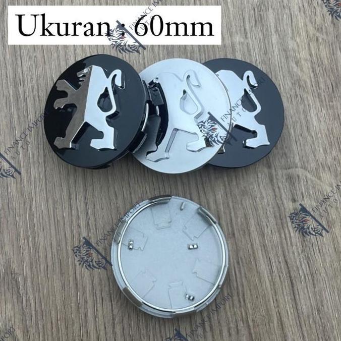 Dop Roda Tengah Tutup Emblem Dop Velg Peugeot Diameter 6mm Dop PEUGEOT