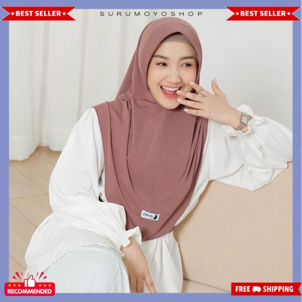 Dhinda Hijab - Daily Hijab Pet Instan Jersey Ity Size L