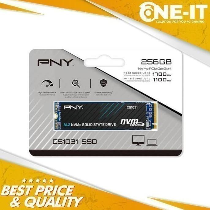 TERBARU - SSD PNY CS1031 NVMe M.2 256GB 256 GB