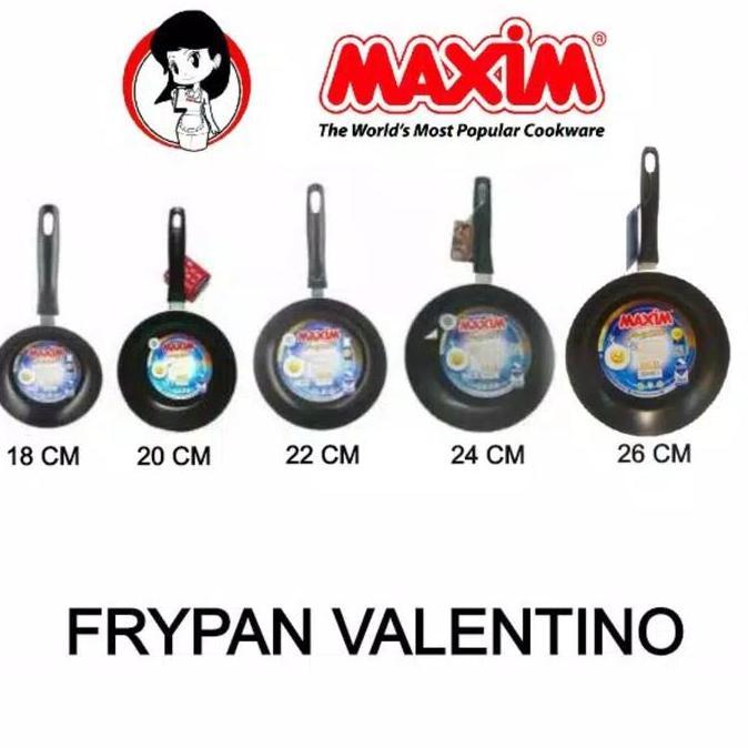 BEBAS ONGKIR - Teflon valentino Maxim 26 cm