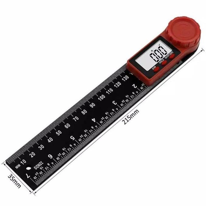 Mjerni- Penggaris Siku Busur Derajat Digital