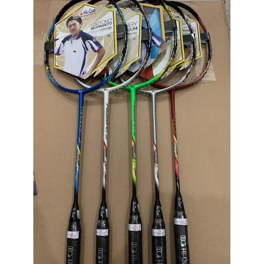 Raket Badminton Hiqua Hq Reborn 3/5/6/8/9 Original Kuat 32Lbs
