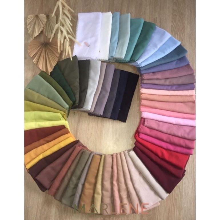 Marlene - Hijab Voal Square Segi Empat Polos Premium (Batch 2)