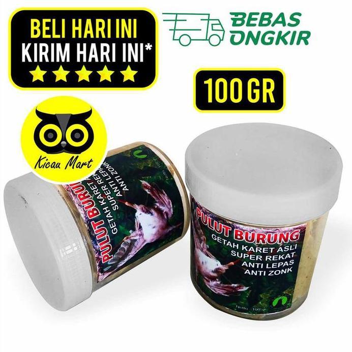 KICAU MART Obat pulut getah karet asli getah bendo burung lem pulut pikat