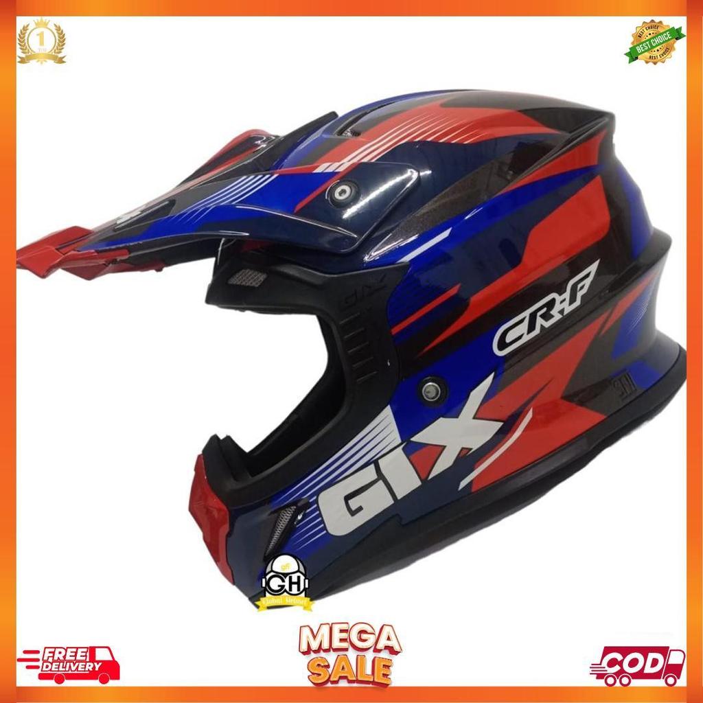 Helm Cross Gix Cross Motif Cr-F Gunmet Red Jpx Cross [H2]