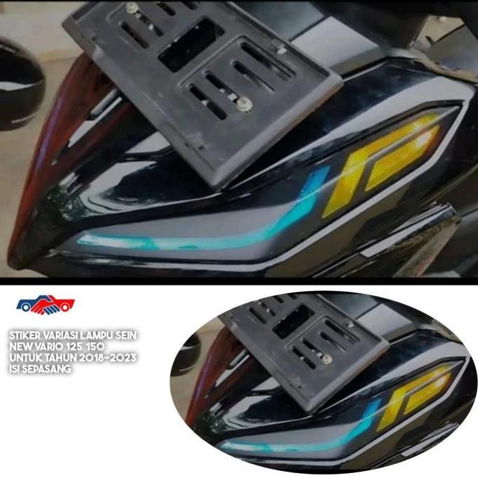 Stiker Variasi Lampu Sein New Vario 125 150 Tahun 2018-2023