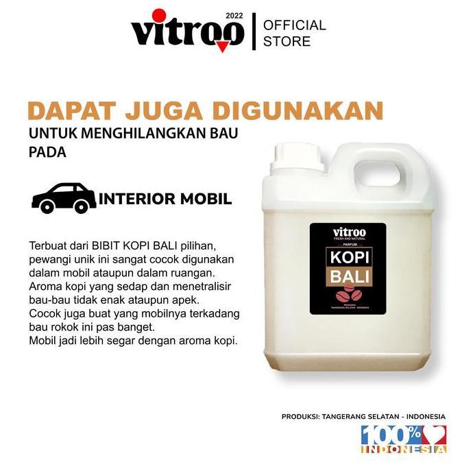 Promo Refill Parfum Kopi Bali 1 Liter Reseller Multiguna / Pengharum Pewangi Sepatu Helm Jaket Lemar