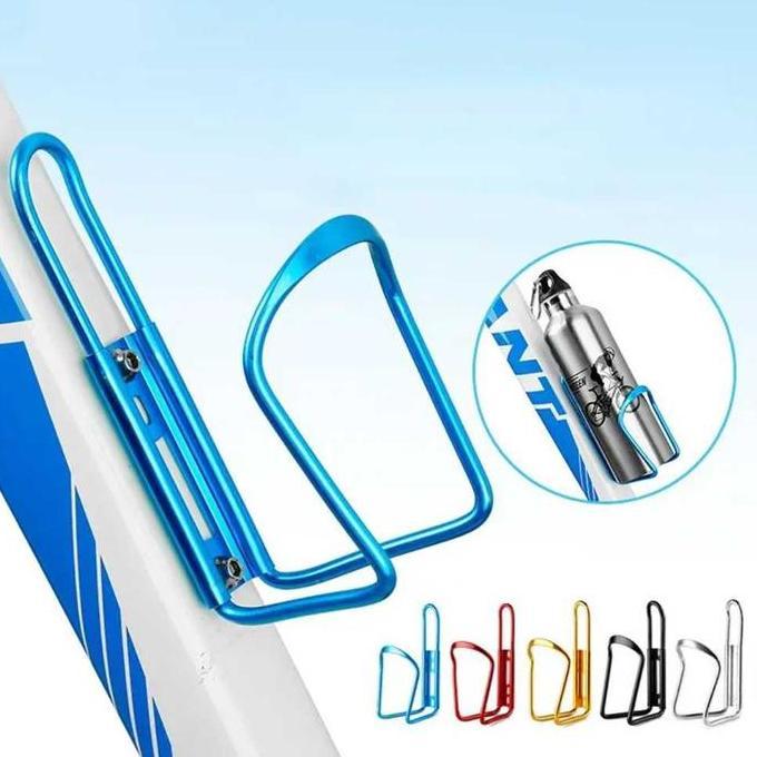 Promo Holder Botol Minum Sepeda Aluminium  Ringan, Kuat & Cocok Semua Rangka Cod