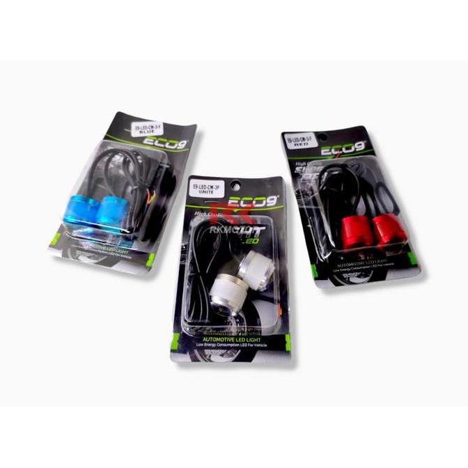 Mata Elang Led Kedip Strobo + Braket | Luminos Eco9 Cm3F Super Bright