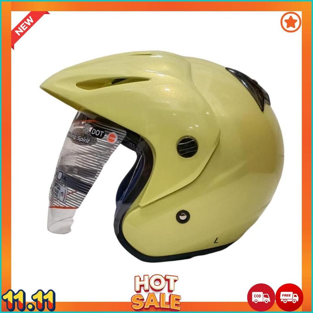 Helm Ink Cx 22 Light Yellow Cream Gold Original Helm Ink Cx22 Light Yellow Helm Ink Topi Asli Ori Ga