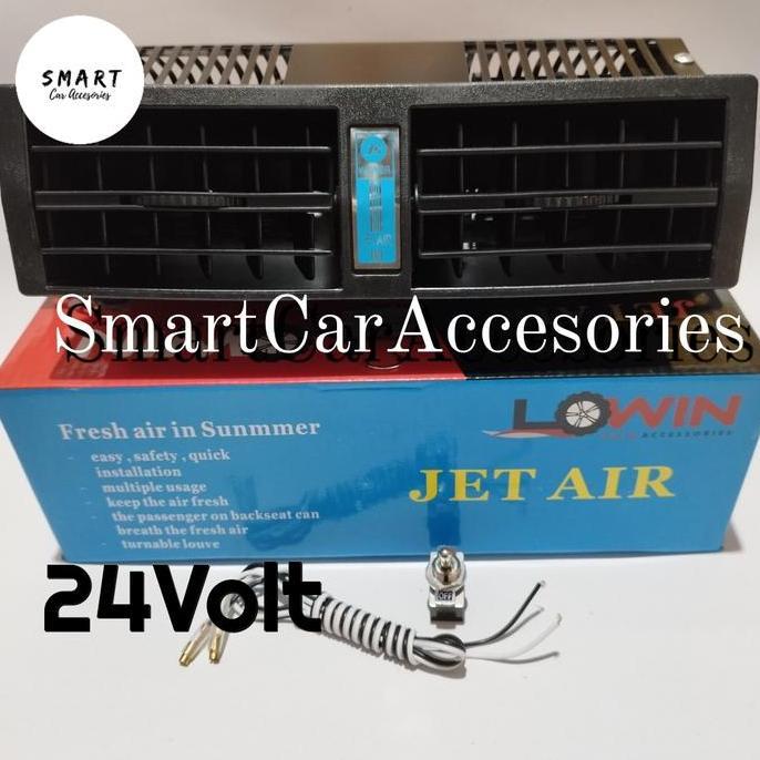 TERBARU - Kipas Angin Mobil Truck Truk Jet air Blower Fan Ac 24 Volt