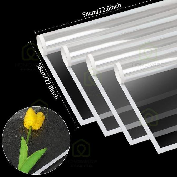 Picnpic- Flower Wrapping Paper/Flower Wrapping Transparant Line Color Kertas Buket