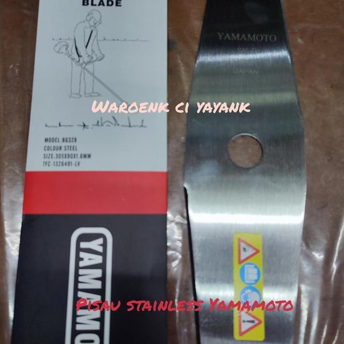 pisau potong rumput 328 stainless yamamoto original