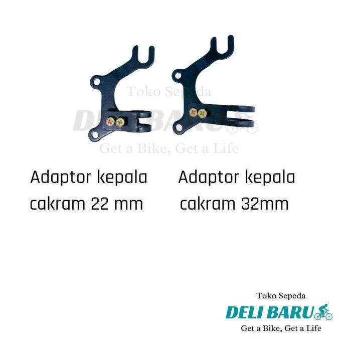 Promo Adaptor Sambungan Dudukan Kepala Rem Cakram Disc Brake Sepeda Federal Jadul Lama Cod
