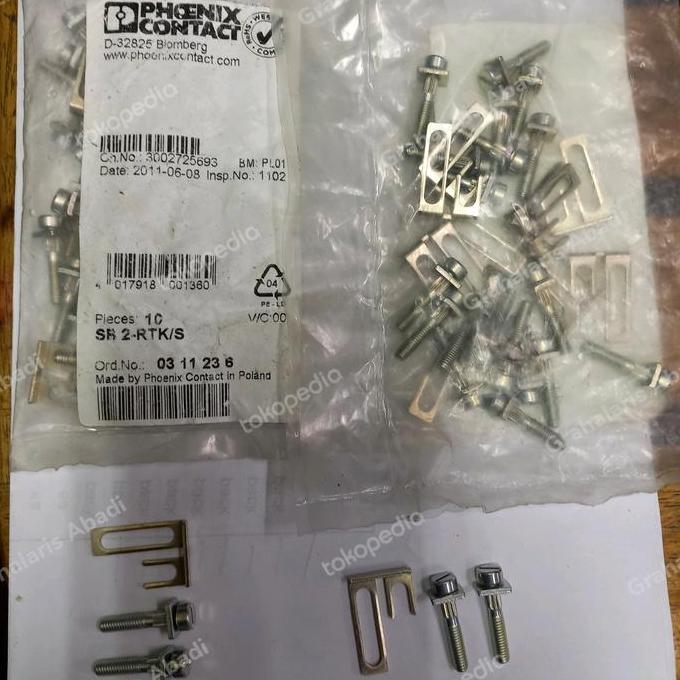 Ready stock terminal jumper SB2-RTK/S phoenix contact 0311236 shortlink 2pole