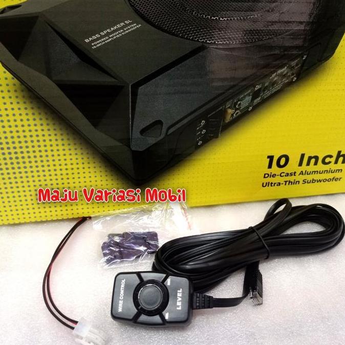 Subfoower Kolong Aktif 10 inch JB TECH Slim Bass Empuk High Quality
