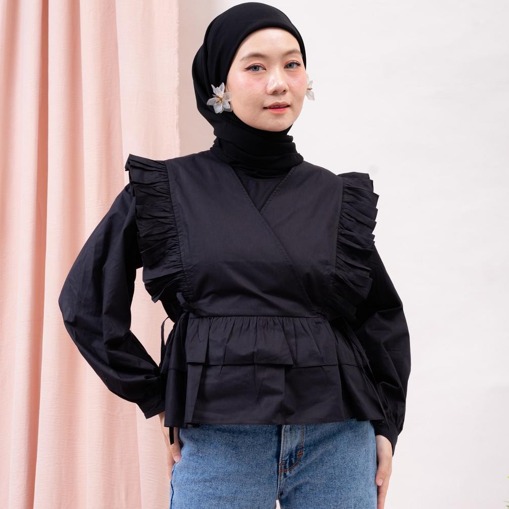 Ramadhan Sale RX FASHION - KIMI BLOUSE KATUN TWISTCONE - PN