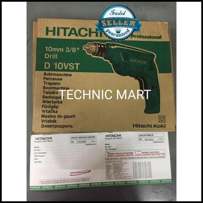 GRATIS ONGKIR MESIN BOR TANGAN LISTRIK HITACHI D10VST