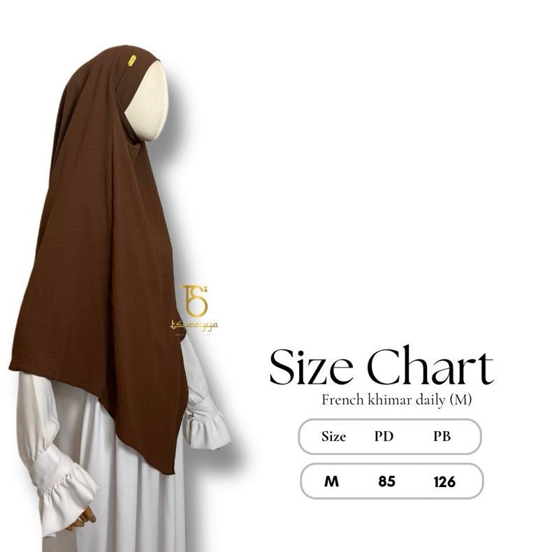 Promo buka Tsurayya - (M) Frenchkhimar free cadar tali / french khimar crincle