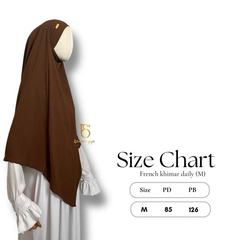 Promo Tsurayya - (M) Frenchkhimar free cadar tali / french khimar crincle