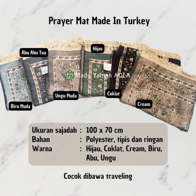 SAJADAH TURKI TIPIS SAJADAH TRAVEL SAJADAH TIPIS SAJADAH MURAH