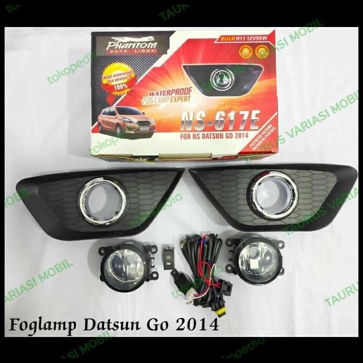 TERLARIS FOGLAMP BEMPER LAMPU KABUT MOBIL NISSAN DATSUN GO