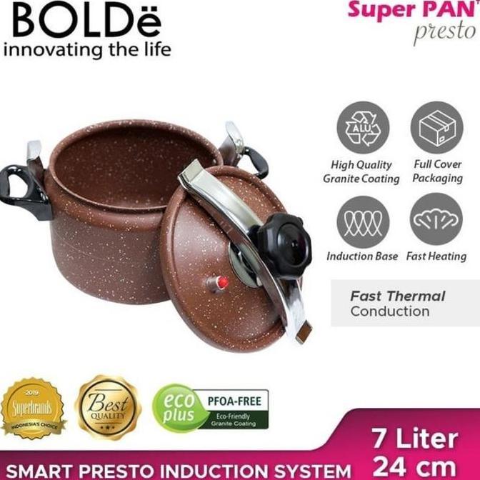 BOLDe panci presto 7 liter dari bolde ES