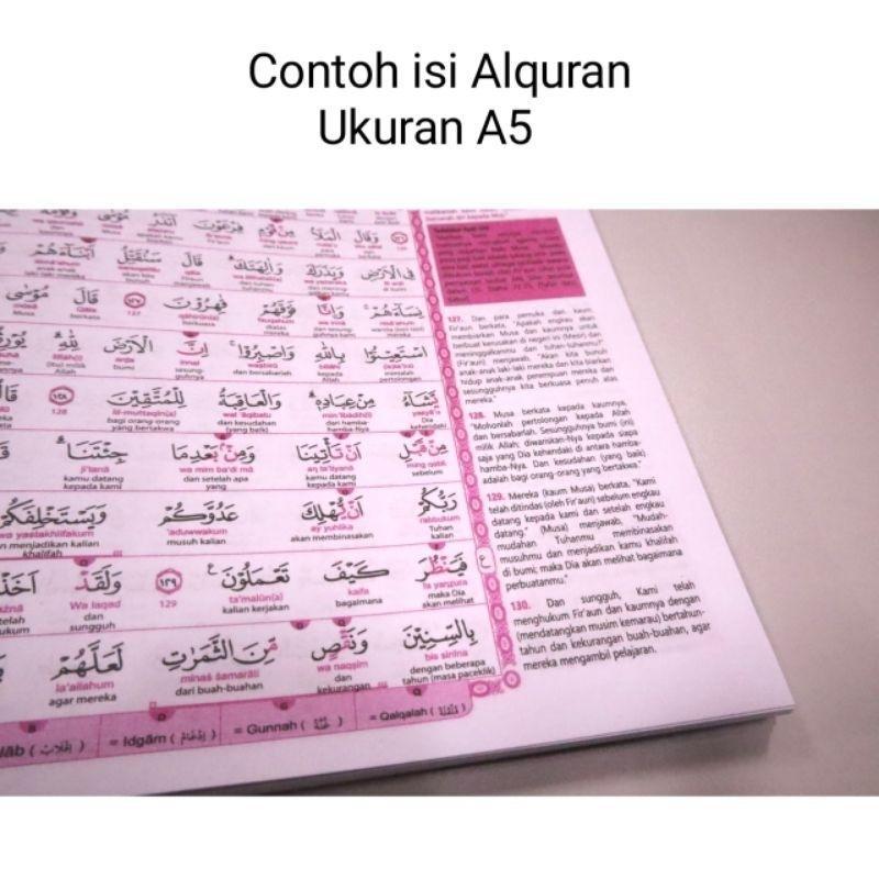 Quran Seri Batik Hard Cover / Alquran Terjemahan / Alquran Tanpa Terjemahan Ukuran A5 A6 Custom Nama