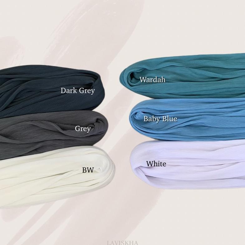 Harga Grosir SYARII PASHMINA PLISKET JUMBO BUTTONSCARVES non logo 200x80cm pleated super mini hijab 