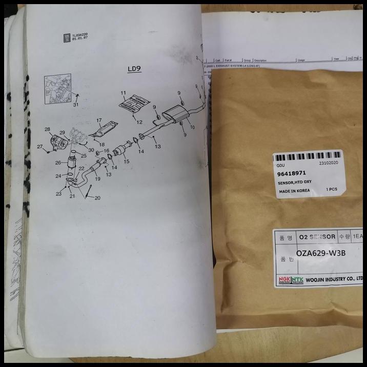 BEST DEAL SENSOR OKSIGEN O2 CAPTIVA BENSIN 96418971 