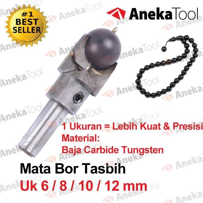 Mata Bor Tasbih / Rosary Kayu Diameter 6/8/10/12Mm