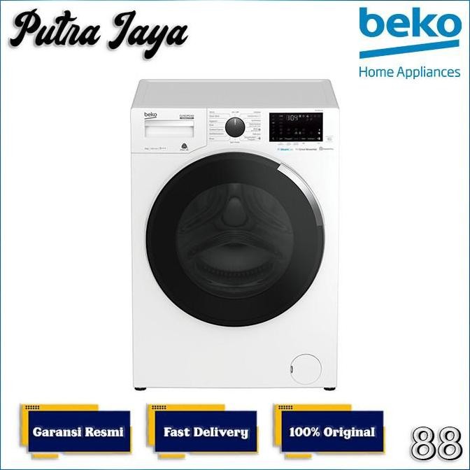 Promo Front Load Beko Inverter 8 Kg WCV 8646 XO / WCV8646XO COD