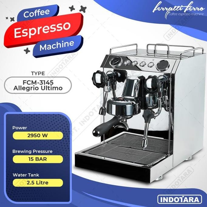 Promo Mesin Kopi Espresso Ferratti Ferro FCM-3145 Allegrio Ultimo COD