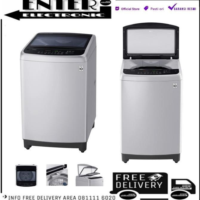 Promo LG TOP LOADING T 2109 VS2M - MESIN CUCI SMART INVERTER 9 KG T2109VS2M T2109VSPM COD