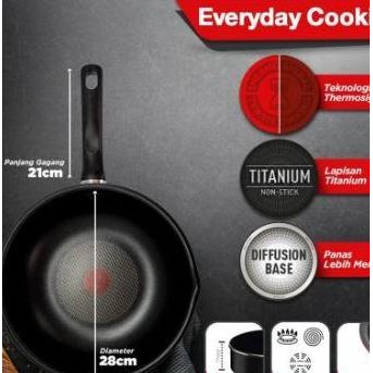 Tefal Everyday Cooking Deep Frypan 28 Cm.