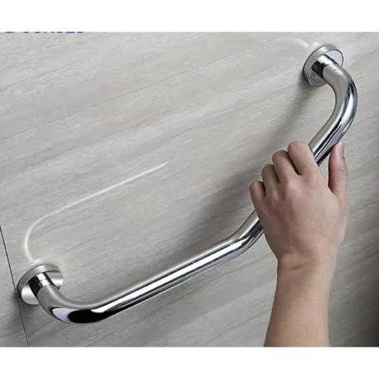 Promo Grab Bar Siku Stainless / Pegangan Stainless L / Grab Bar Stainless Cod