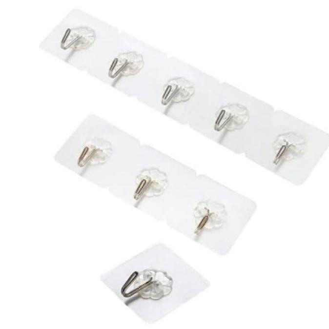 Promo Gantungan Dinding Tempel Hook Nano Tape Tahan 5 Kg Cod