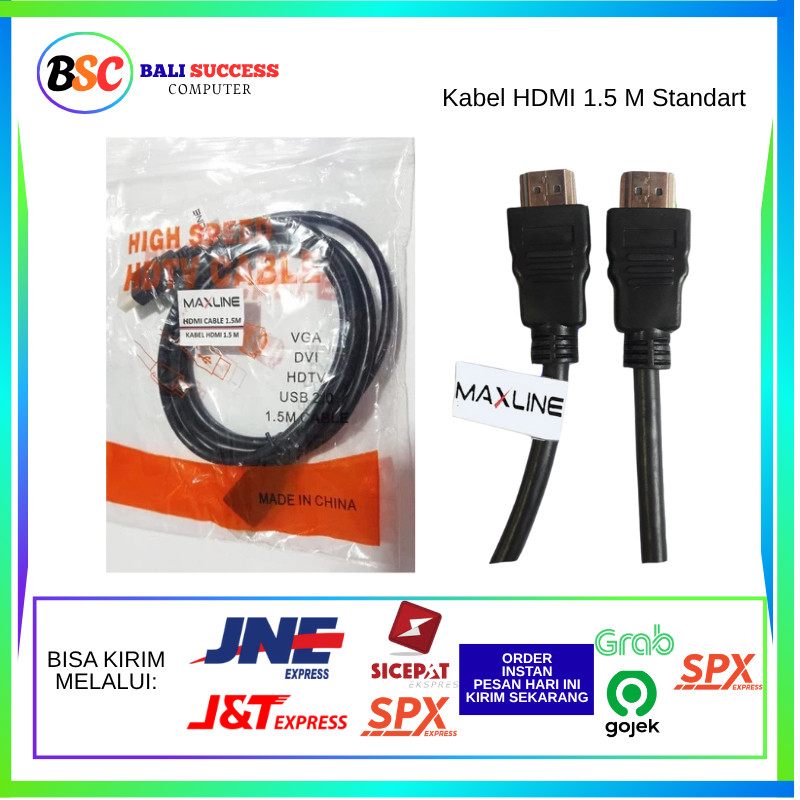 Kabel HDMI 1.5 M Standart HDMI Laptop HDMI TV HDMI Computer