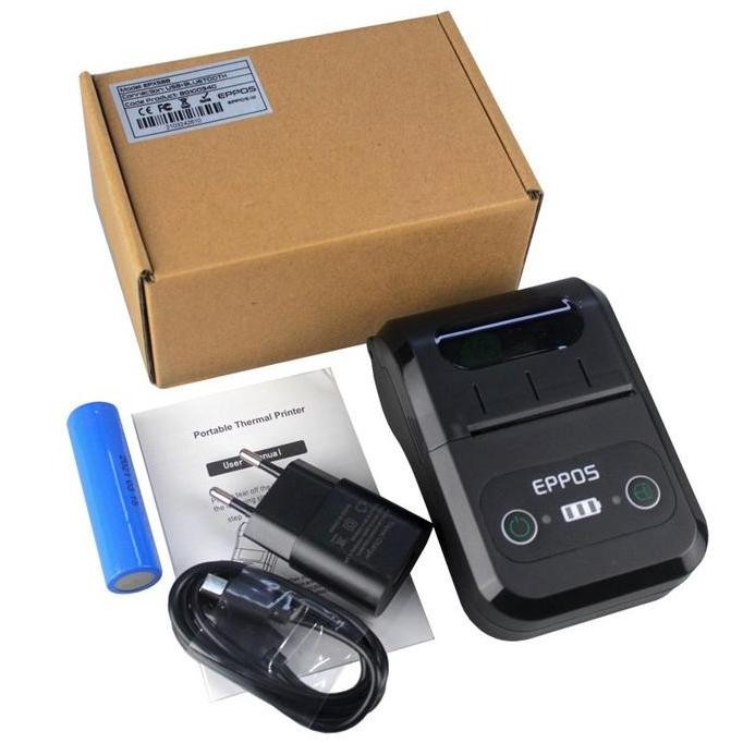 Printer Mini EPPOS EPX588 Bluetooth Thermal 58MM Mesin Kasir Portable Rpp02 Epx 588 Nota Struk Label