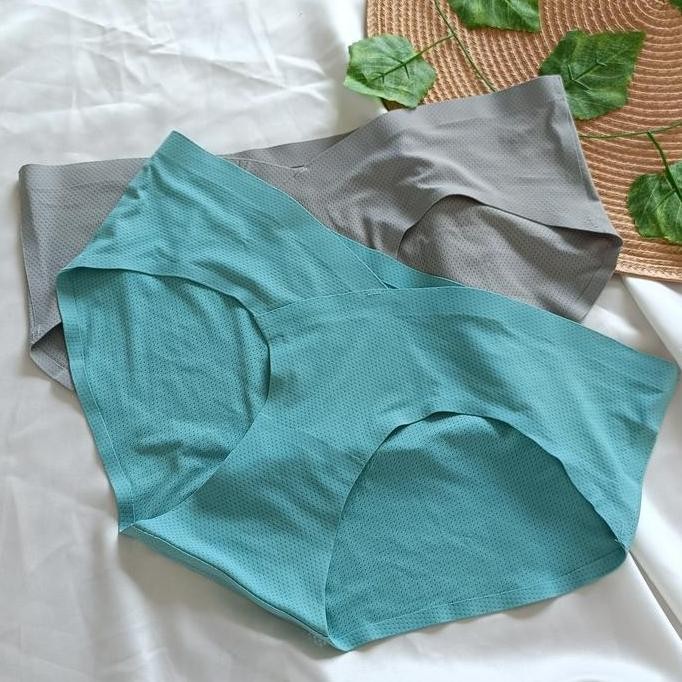Promo Celana Dalam Hamil Seamless Cd Wanita Rendah Pinggang Panty Es Sutra Bumil Sepinggul Cd Bernap