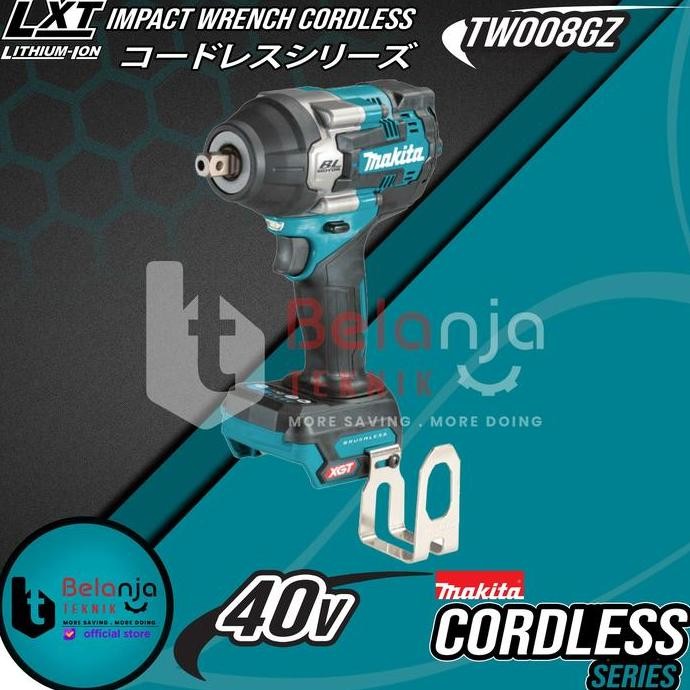 JINICHI- Makita Impact Wrench Cordless TW008GZ 40V Mesin Pembuka Baut Baterai