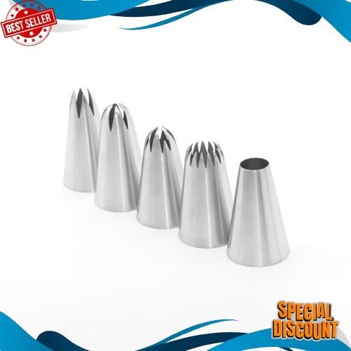 Paling Murah Spuit Kue Nozzle Cake Cupcake Buttercream Dekorasi Krim Lengkap